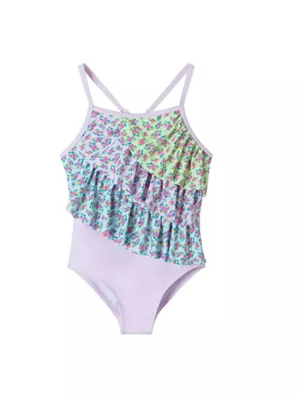 Toddler Girls Colorblocked One-Piece Swimsuit | Size 4T | NWT